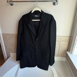Polo by Ralph Lauren Men's Black Linen Blazer